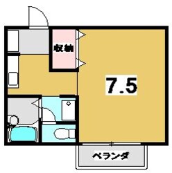 セジュール北山の物件間取画像